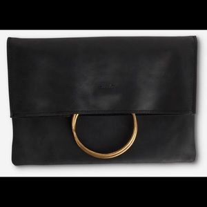 New Parker Clay Nyala Foldover Clutch